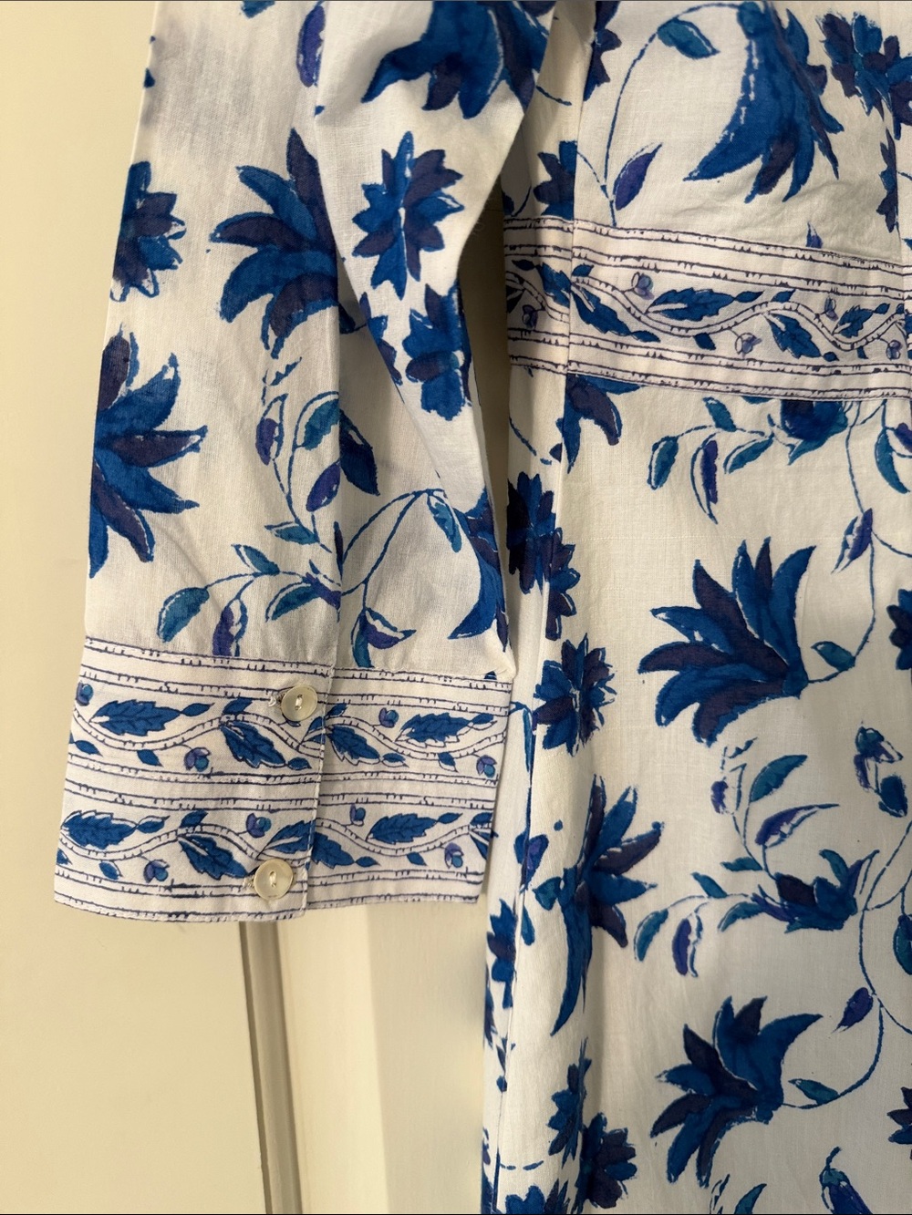 NWOT Oliphant Three Quarter Sleeve Maxi Dress - Picture 9 of 9